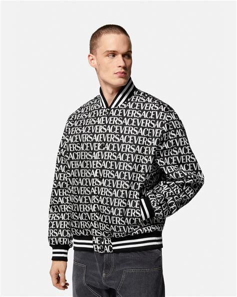 versace bomber jacket red|versace bomber jacket men's.